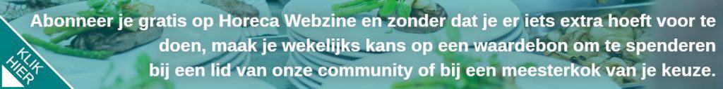 gratis abonnement Horeca Webzine beroepen