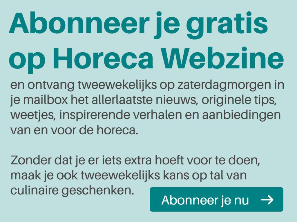 Horeca Webzine gratis abonnement tweewekelijks