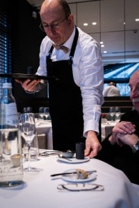 restaurant cedric knokke bediening service aperitief