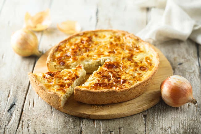 Quiche met kaas en ui horeca webzine