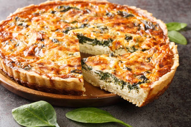 quiche met spinazie horeca webzine