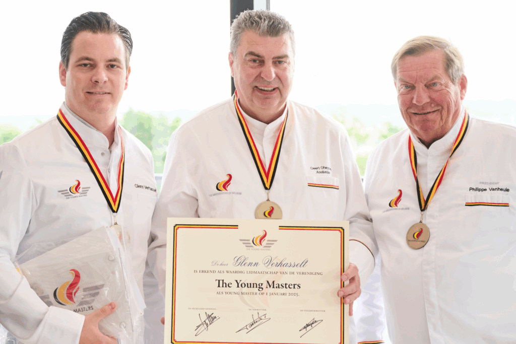 Young Master Glenn Verhasselt: keukenfilosofie met 3 onverzettelijke pijlers 36 Glenn Verhasselt Sir Kwinten mastercooks