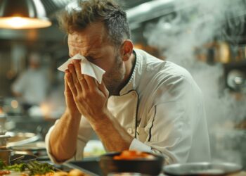 warm weer restaurant keuken koude douche