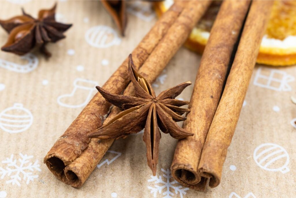 Glühwein: de 5 onmisbare ingrediënten 27 Glühwein kruiden met kaneelstokjes en steranijs en sinaasappel voor authentiek recept